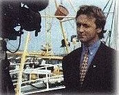 Andrew George MP for St Ives on fishing boat (photography: Liberal Democrats)