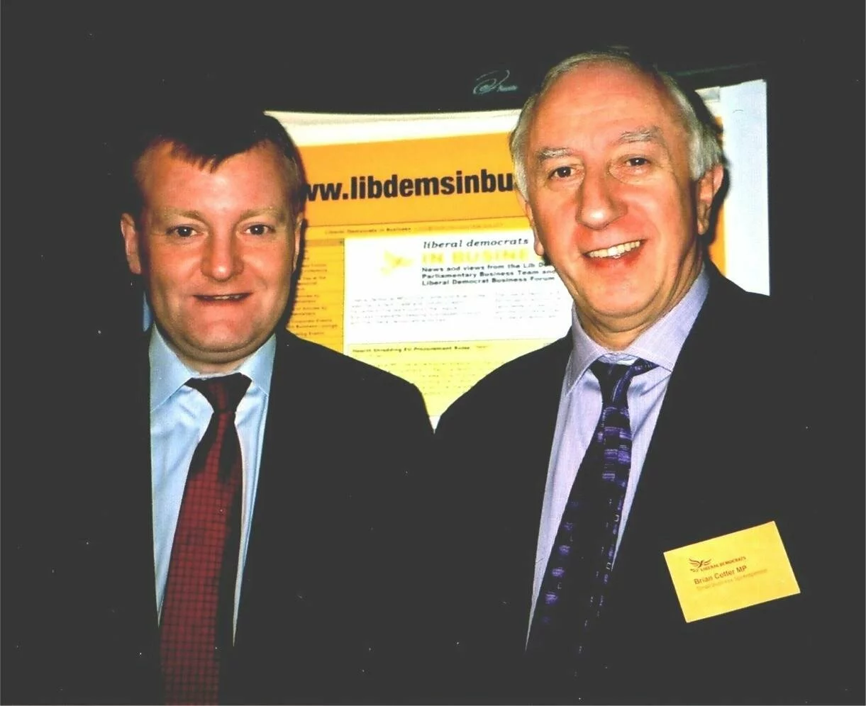 Charles Kennedy MP and Brian Cotter (former Small Business spokesman)