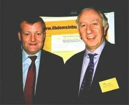 Charles Kennedy MP and Brian Cotter (former Small Business spokesman)