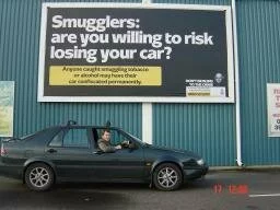 Anti-smuggling poster from HM Customs